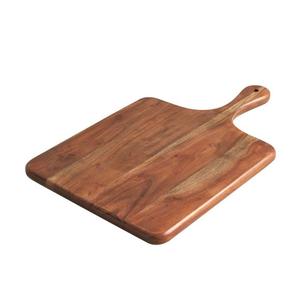 Bandeja de madera para servir pizza, tabla de cortar carne gruesa personalizada para uso de carnicero, perfecta para camping y picnics, fácil de transportar. - Product Image 3