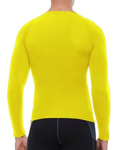 Camiseta de Compresión Deportiva Personalizada para Hombre, Manga Larga, Ropa Interior Deportiva, Camiseta para Correr, Venta al Por Mayor OEM - Product Image 3