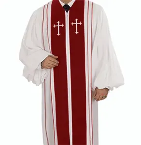 Túnicas de Iglesia Personalizables de Alta Calidad al por Mayor con Servicio OEM y Comodidad Transpirable - Product Image 6