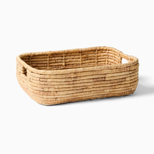 Nordic Style Seagrass <b>Basket</b> for Decorative Storage Artisan Hand Woven Seagrass <b>Hamper</b> for Hotel and Spa Luxury Home Accessories - Product Image 5