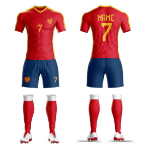 Vente en gros de maillots de football unisexes en polyester 100% sublimé, ensembles uniformes respirants, écologiques, durables et personnalisables - Product Image 6
