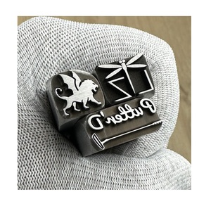 Custom Fashion Logo Charm Making Accessories Hardware Metal Embossed <b>Name</b> Plate - Product Image 1