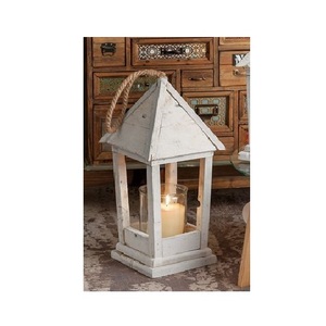 Elegante Farol de Madera para Decoración Rústica del Hogar, Decoración Festiva, Bodas y Exhibición Diaria - Product Image 2