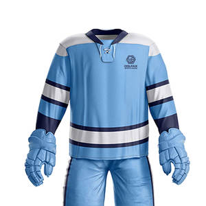 Most Popular Breathable High Quality 100% Polyester Design Your Own Logo <b>Ice</b> Hockey Uniform Plus Size for Adult - Product Image 5