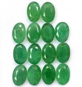 พลอยมรกตทรงเหลี่ยมธรรมชาติสีเขียวสำหรับฝังเครื่องประดับขายส่ง - Product Image 6