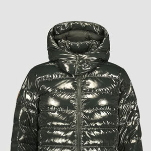 Doudoune matelassée imperméable et chaude pour femme, nouveau manteau d'hiver avec capuche, fermeture éclair intégrale, motif uni, respirant et tendance - Product Image 3