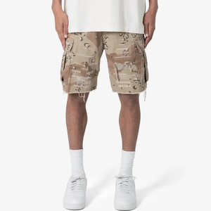 Heavyweight Cotton Canvas Cargo <b>Shorts</b> <b>Mens</b> Vintage Workwear Multi Pocket Outdoor Camping Hiking Casual <b>Knee</b> <b>Length</b> Pants - Product Image 4