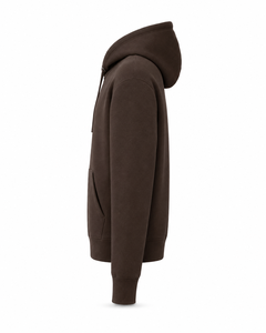 Pull à capuche en coton épais tricoté pour homme, avec logo personnalisé, poche kangourou avant, style streetwear, service OEM/ODM - Product Image 5