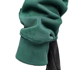 Sudadera con capucha de algodón de doble cremallera, forro polar grueso, para hombre, de alta calidad, con logo personalizado Tie-Dye, estilo chino, oversize - Product Image 5