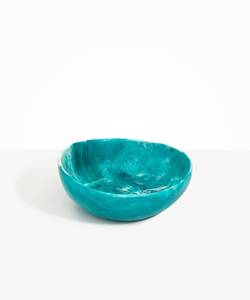 Tazón para Servir Ensaladas de Resina, Hecho a Mano por FAIZA CRAFT, Pulido, Duradero, Personalizable, Apto para Alimentos, con Patrones de Remolino Acuático, Ecológico - Product Image 3