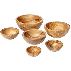 Bol de service en bois de qualité supérieure pour table à manger, en bois naturel, design durable, parfait pour servir les repas - Product Image 5