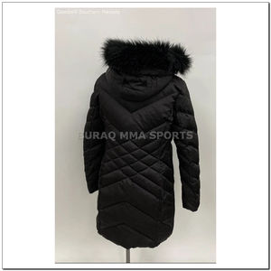 Chaqueta Acolchada Impermeable Personalizada para Mujer, Chaqueta de Invierno Acolchada de Diseño, Abrigo Acolchado de Nailon para Mujer - Product Image 3