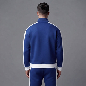 Sweat-shirts à col rond pour hommes, vêtements décontractés d'hiver OEM, 100% coton, couleur contrastée, 2 tons, sweat-shirt à capuche surdimensionné brodé sur mesure - Product Image 5