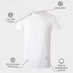 เสื้อยืดคอกลมแขนสั้นผู้ชาย ระบายอากาศได้ดี เป็นมิตรกับสิ่งแวดล้อม ผลิตจากโพลีเอสเตอร์ 100%  ย้อมสีพื้นแบบดิจิตอล  ถักทอ น้ำหนัก 120 กรัม  เสื้อเปล่าสำหรับใส่ลำลอง - Product Image 6