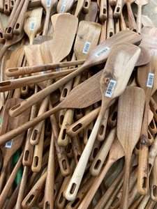 Ensemble de cuillères en bois très demandées - Ustensiles de cuisine à long manche pour remuer, servir et plus encore - OEM disponible - Product Image 4