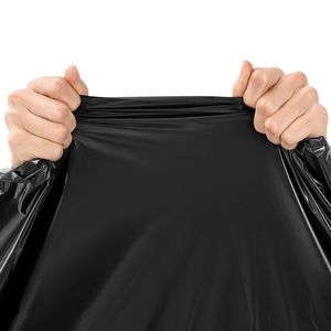 Sacs poubelles professionnels très résistants de 40-45 gallons, épaisseur 1,7 MIL, grands sacs poubelles noirs industriels, grands sacs poubelles pour usage domestique - Product Image 1