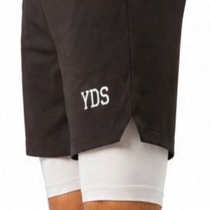 Men's Double <b>Layer</b> Training Shorts Premium Quality Double <b>Layer</b> Quick Dry Custom Made Sports Ready Men Double <b>Layer</b> Shorts - Product Image 6