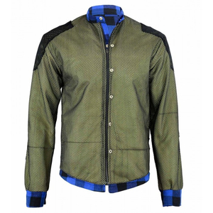 Chemises en flanelle de qualité supérieure en gros, chemises en flanelle décontractées pour hommes avec logo personnalisé - Product Image 4