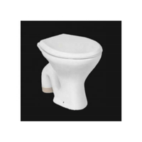 Ensemble WC monobloc de luxe moderne, à poser au sol, avec réservoir encastré, cuvette allongée en céramique, évacuation P-Trap/S-Trap