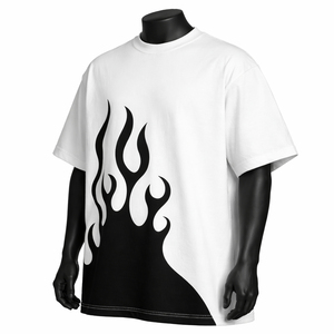 Wholesale Blank Custom Printed Design White <b>Black</b> Custom Color <b>Tshirt</b> Casual <b>Plain</b> T-shirts For Printing T-shirt For Men - Product Image 2