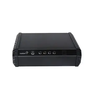 SW PS1001E Coffre-fort à accès rapide portable Fonction de verrouillage numérique biométrique par empreinte digitale Coffres-forts avec LED
