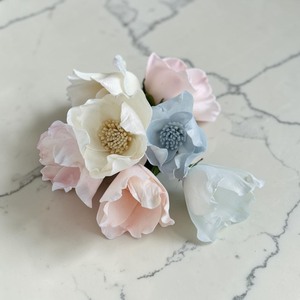 VADEE SOLA WOOD <b>FLOWER</b> Magnolia Bud Size 5 cm Color Reed <b>Diffuser</b> Bundle Replacement Handmade Sustainable Dried - Product Image 2