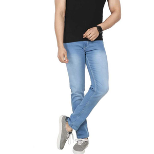 Pantalones Vaqueros de Mezclilla para Hombre, Diseño Moderno, Última Moda, Estilo Urbano, con Bolsillos, Logotipo Personalizado en Venta, Diseño Gráfico Avanzado - Product Image 3