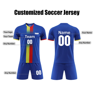 Tenue de football personnalisée tendance : Maillot et short de football à la dernière mode avec design par sublimation et logo imprimé pour équipe - Product Image 6