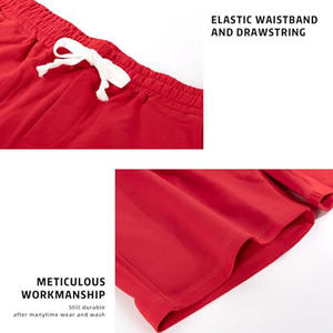 Shorts de sport à séchage rapide pour hommes, style décontracté, pantalons de jogging pour l'entraînement, motif uni pour la musculation et la course à pied - Product Image 2