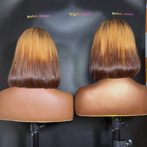 2025 Tendance Chaude Personnalisable Couleur Remy Cheveux Perruque Haute Qualité Cheveux Raides Vietnamiens - Product Image 3