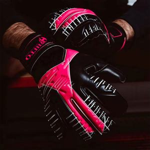 Gants de gardien de but personnalisés, best-seller, avec impression en silicone au dos et contact en latex sur le devant, sangle attachée - Product Image 2