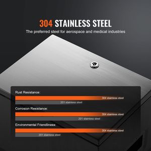 Boîtier électrique mural extérieur en acier inoxydable 304 de 16''x 12''x 10'' pour instruments électroniques - Product Image 3