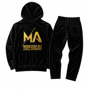 ชุดวอร์มมีฮู้ด Mudassar Ali Apparel Enterprises ผลิตจากโพลีเอสเตอร์ 100% หนัก 350 กรัมต่อตารางเมตร ซิปยาวเต็มตัว กระเป๋าหน้า - Product Image 5