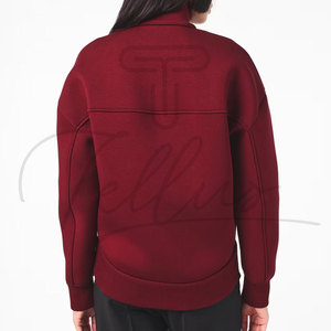 Chaqueta Bomber de Primera Calidad para Mujer, Chaqueta Bomber Personalizada de Invierno, Resistente al Viento, Informal - Product Image 4