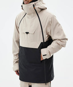 Parka Impermeable con Capucha para Hombre, Chaqueta de Esquí Delgada con Cuello Alto, Reversible, Traje de Esquí para Hombre en Oferta - Product Image 2