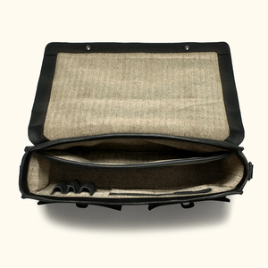 กระเป๋าหนังแท้สะพายข้างแบบย้อนยุค, กระเป๋าหนังแท้กระเป๋าเอกสารใส่แล็ปท็อปกระเป๋าเดินทางกระเป๋านักธุรกิจสำหรับผู้ชายและผู้หญิง - Product Image 5