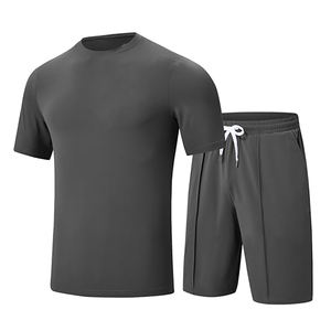 Conjunto Deportivo de Verano para Hombre, Elegante, Transpirable y Ligero, con Tela de Secado Rápido y Alta Calidad para Estilos de Vida Activos, Manga Corta - Product Image 1