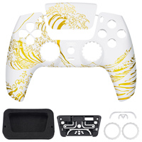 Boîtier de coque de contrôleur personnalisé redessiné eXtremeRate Luna pour accessoires de manette PS5