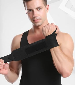 Attelle de poignet réglable légère avec fermeture auto-agrippante pour musculation, entraînement de force, unisexe, néoprène, professionnelle, personnalisable - Product Image 4