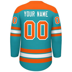 Jersey de Hockey sobre Hielo Personalizado, 100% Poliéster, Impresión por Sublimación, Cierre con Cordones, Proveedor OEM de Pakistán, Venta al Por Mayor para Exportación - Product Image 2