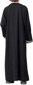High Quality Elegant Oversized Kid Black Color <b>Thobes</b> Dress Pocket Robes Wear Kids Boys Breathable <b>Thobes</b> with OEM Services - Product Image 3