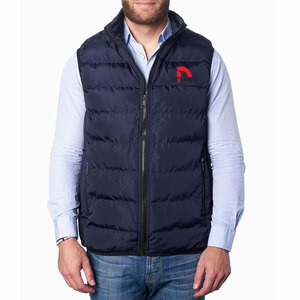Factory Made Unique Design Men <b>Puffer</b> <b>Vest</b> Plus Size Fashionable Waterproof Breathable Canvas Winter Outerwear for Adults - Product Image 1