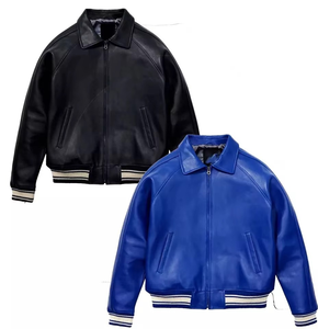 Vestes pour hommes, best-sellers, nouveautés, style outdoor, classique, vintage, coupe courte, décontractée, bomber, veste varsity pour hommes - Product Image 3
