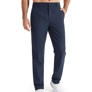 Custom Plain Design Your Own Trousers for Men Sports Hot Sale Slim Fit Cotton Polyester Men Sports Trousers - Product Image 3