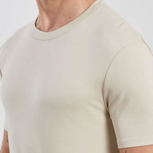 เสื้อยืดเพาะกาย เสื้อออกกำลังกาย ฟิตเนส สีพื้น ผ้ารัดรูป ยืดหยุ่นได้ 100% ผ้าฝ้าย ระบายอากาศ เป็นมิตรกับสิ่งแวดล้อม สำหรับนักกีฬา - Product Image 6