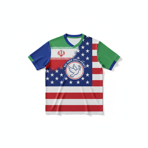 Unisex V-Neck <b>Soccer</b> Jersey 100% Polyester Flag Print Moisture Wicking Short Sleeve Regular Fit Summer Anti-Bacterial Quick Dry - Product Image 1