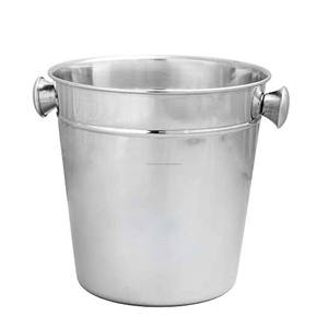 ถังแช่ไวน์ทำจากโลหะ1 3L ทำด้วยมือทำจากเหล็กชุบสังกะสีมีที่จับ - Product Image 3