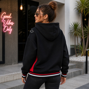 Ropa y Accesorios Masónicos Herenciales, Ropa para Mujer, Sudaderas con Capucha y Sudaderas para Mujer, Delta |   Bordado de la Hermandad Sigma - Product Image 3