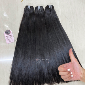 Extensiones de Cabello Virgen Remy de Larga Duración, Calidad Lujosa, Cabello Liso Natural, de un Solo Donante, Cutícula Alineada, HD para Peluca VIP - Product Image 4