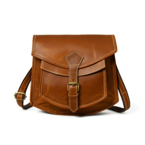 Bolso Bandolera de Cuero Hecho a Mano para Mujer, de Lujo, con Cierre, Personalizable con Logotipo, OEM, ODM, Bolso de Moda - Product Image 1